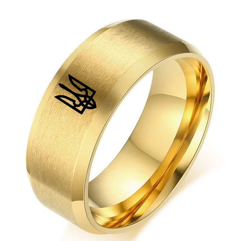 Bague en acier inoxydable de 8MM