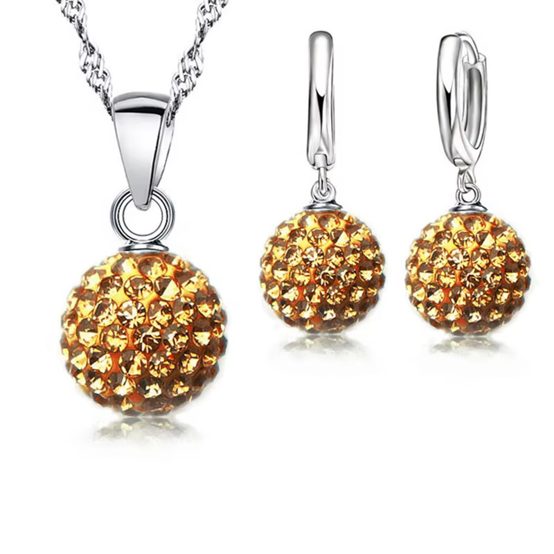 Ensemble de bijoux en argent Sterling 925