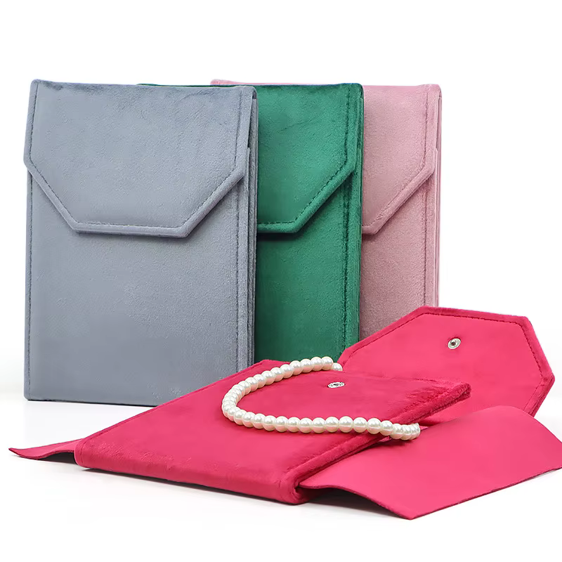 Sac de rangement de bijoux en velours