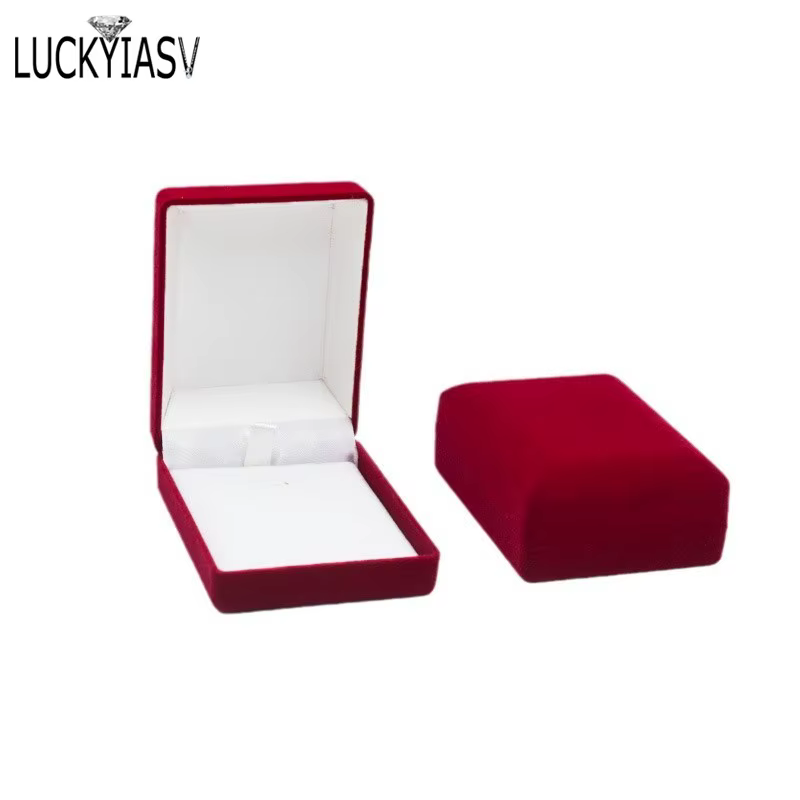 Boîte à bijoux en velours pour présentoir de pendentifs
