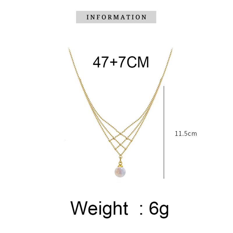 Jpacks-Colliers pendentif perle vintage pour femme