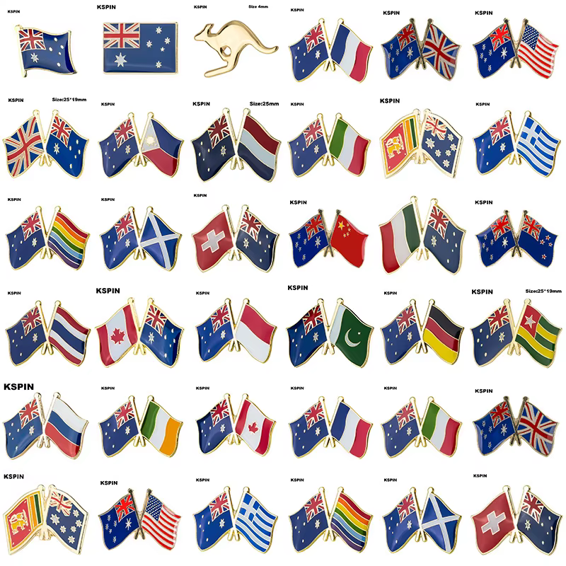 Broche d'insigne de revers de sensation d'Australie
