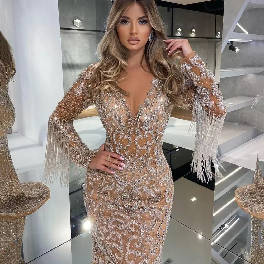 Robe de soirée longue et Sexy pour femmes