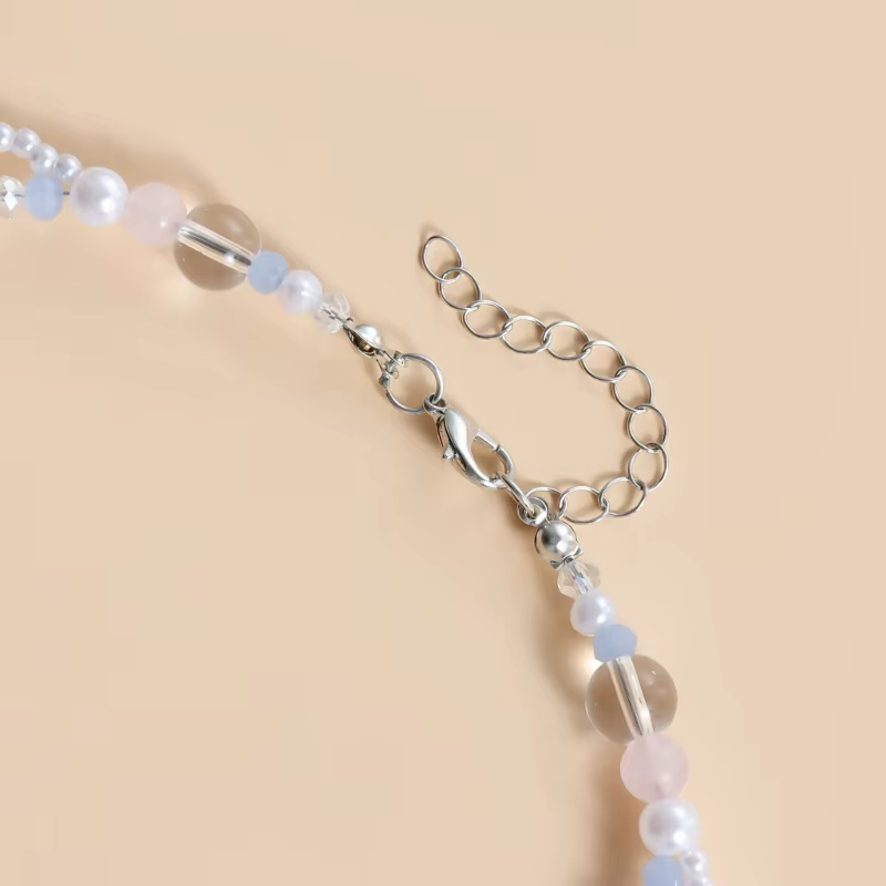 Chaîne clavicule en perles délicates