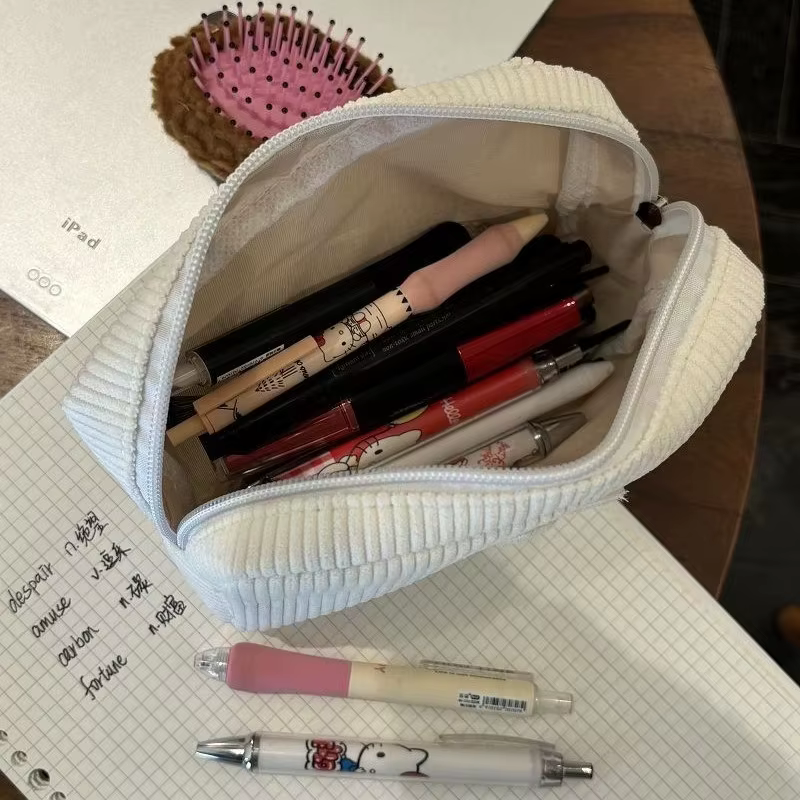 Miffy Kawaii – sac à cosmétiques en velours côtelé