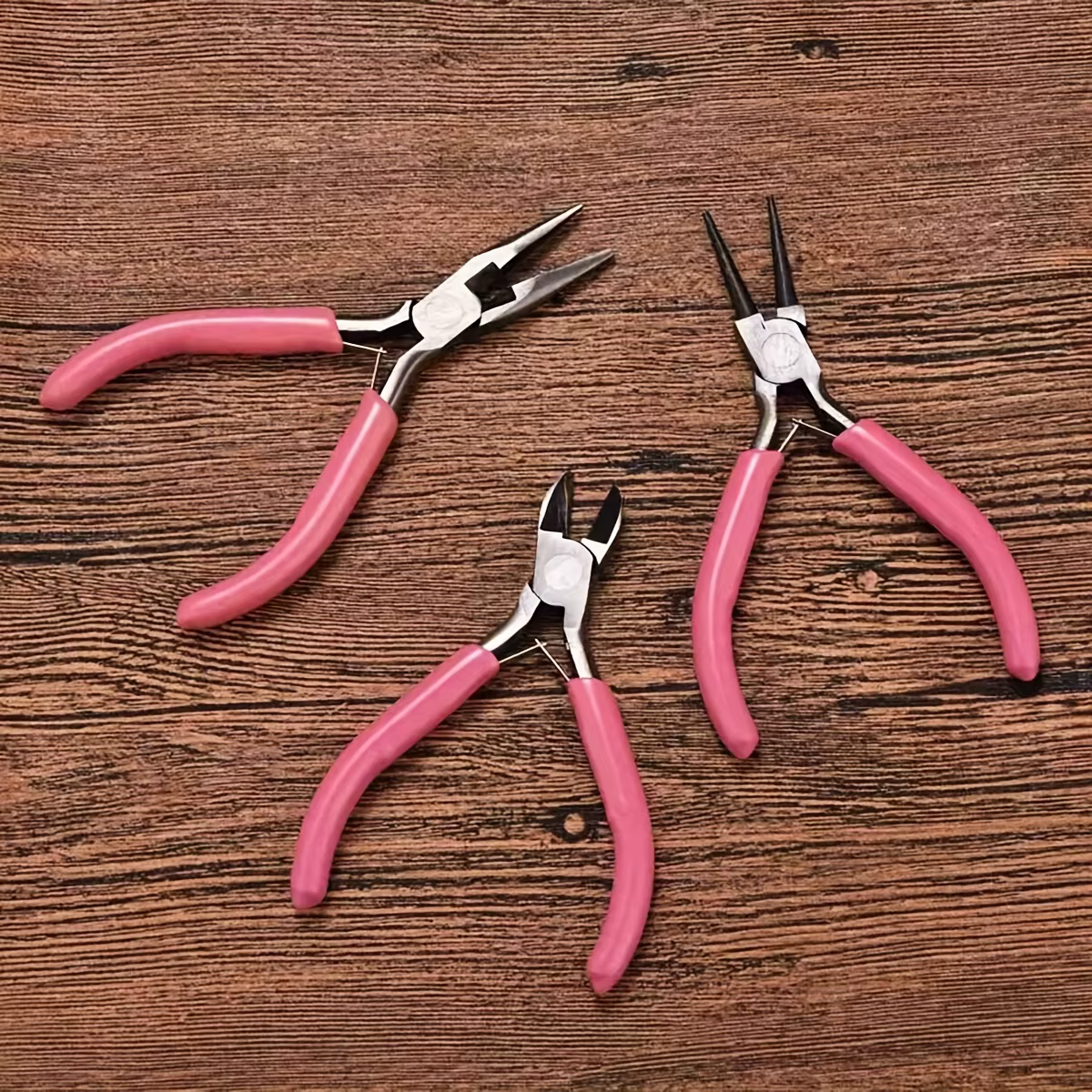 Kit d'outils de pinces à bijoux roses