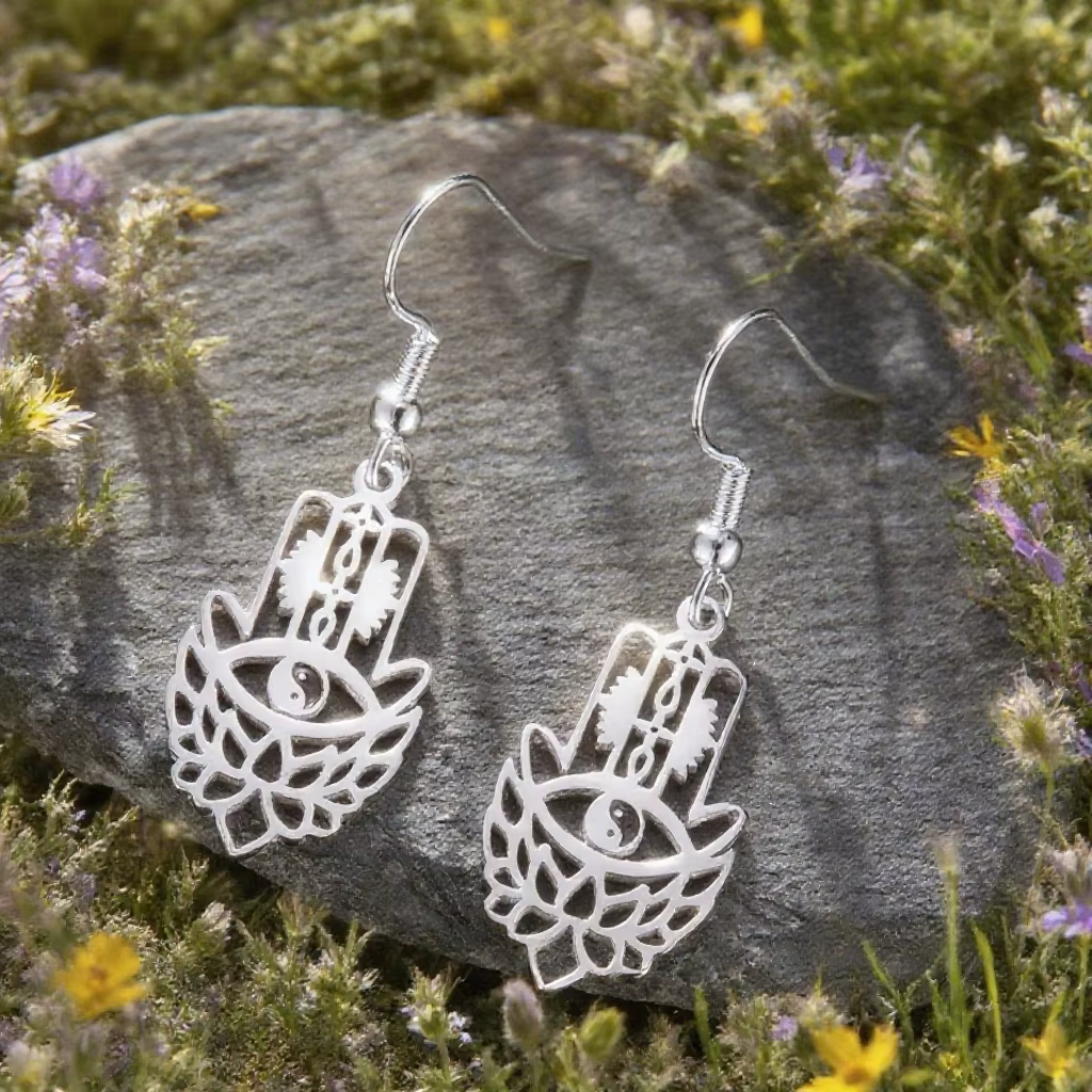 Dawapara Hamsa main boucles d'oreilles