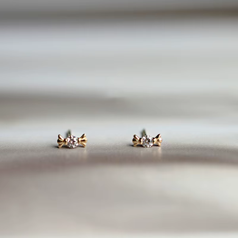 Boucles d'oreilles en argent Sterling 925 plaqué or 14 carats pour femmes