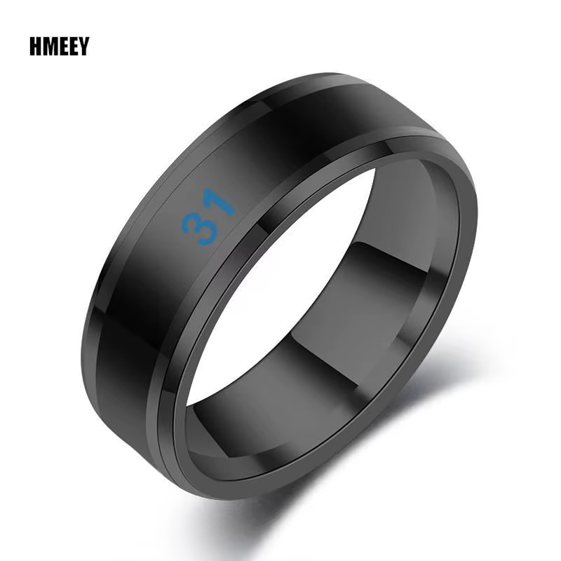 HMEEY – anneau multifonctionnel intelligent en acier inoxydable