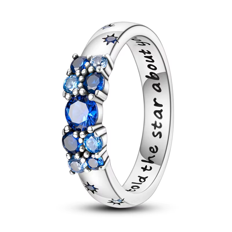 Bague Star Code en argent Sterling 925