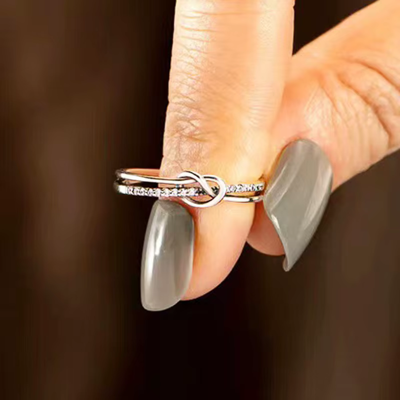 Huretailers-Bague de mariage délicate pour femme