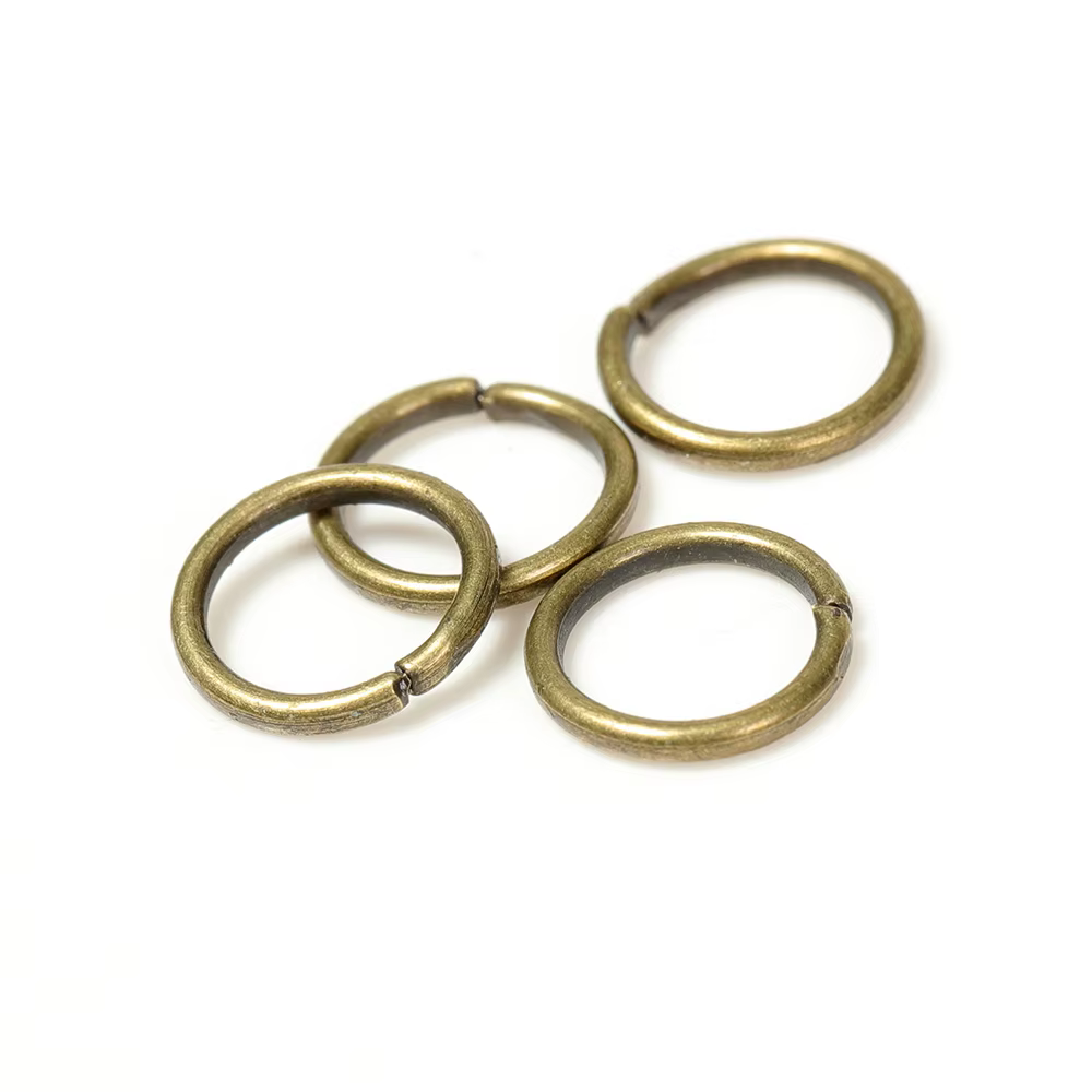 200 pièces/lot Dia 4-10mm gros Gunblack/Antique Bronze/or/argent/Rhodium anneaux de saut bijoux faisant des résultats bricolage accessoires
