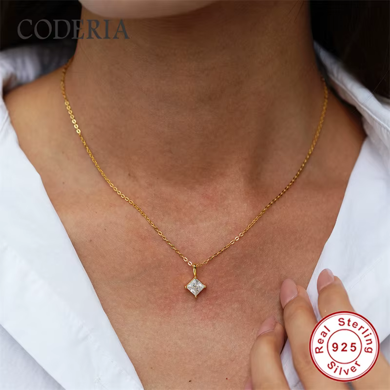 Collier en diamant de laboratoire 1.2CT pour femmes