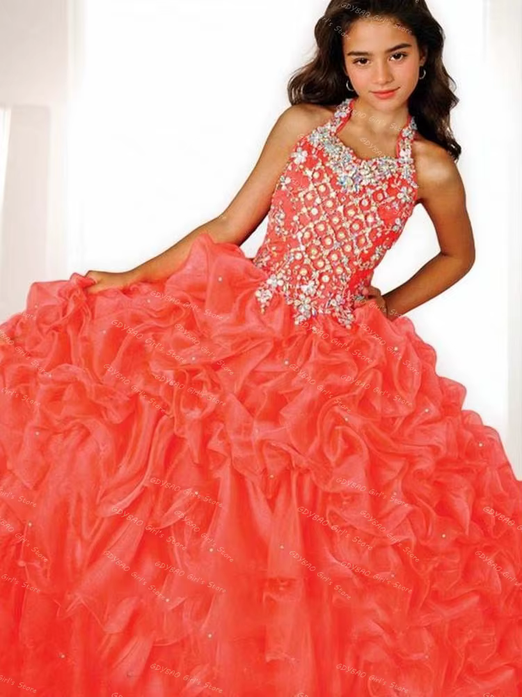 Robe de concours personnalisée pour filles