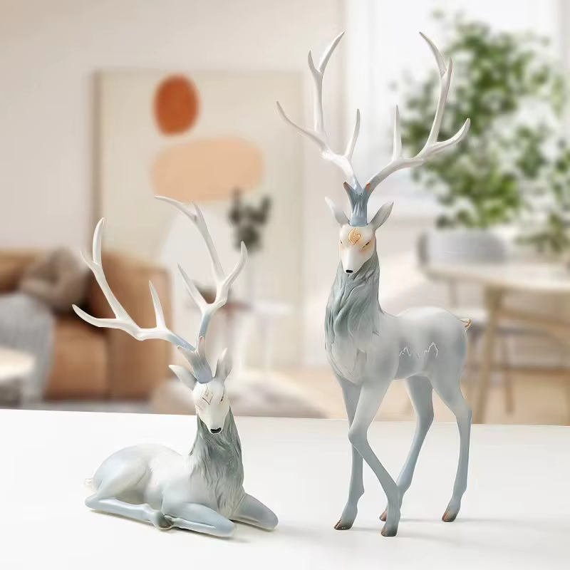 Statue de Cerf Haut de Gamme