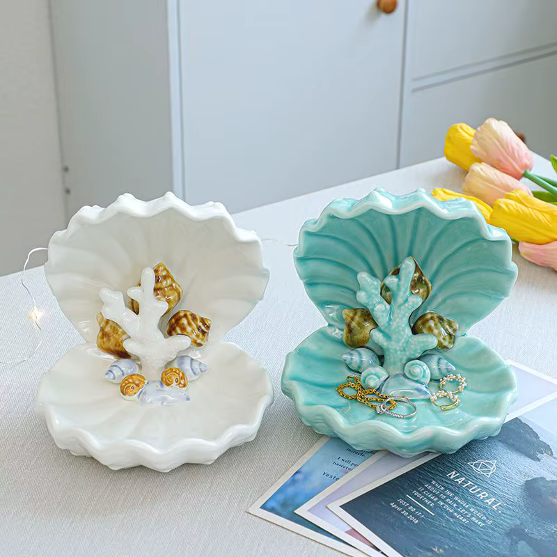 Boîte à bijoux créative en céramique