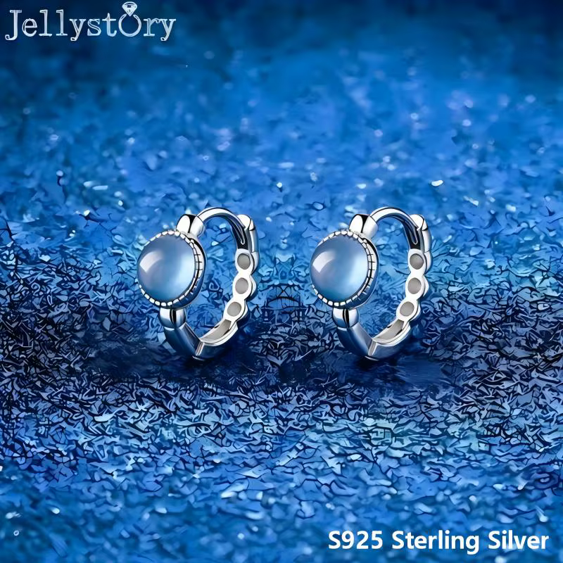 Boucles d'oreilles JellyStory Aquamarine
