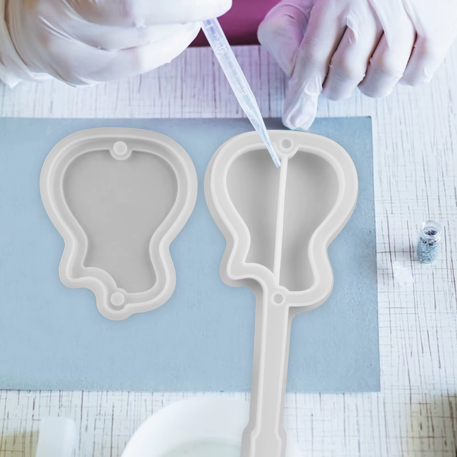 1 ensemble de moules en silicone pour la fabrication de bijoux
