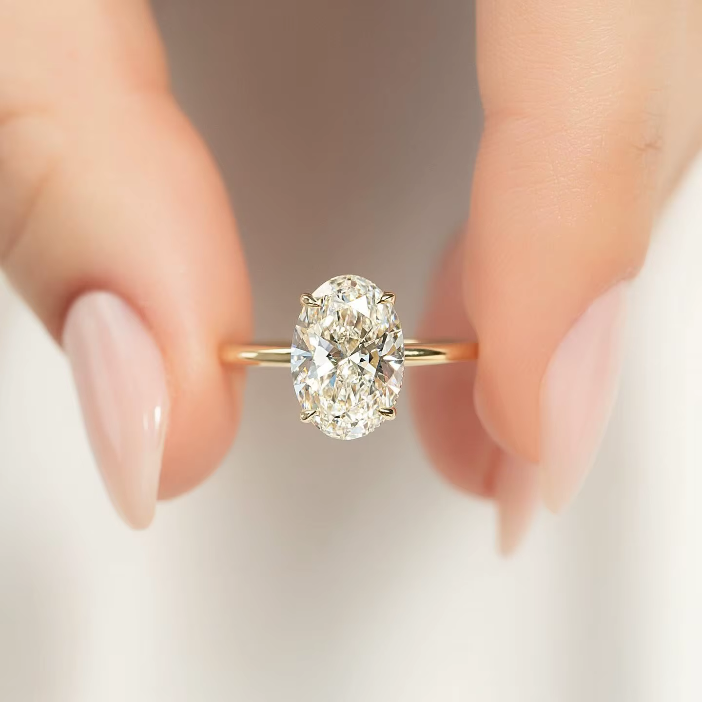 Bague de fiançailles en argent Sterling 925 pour femmes