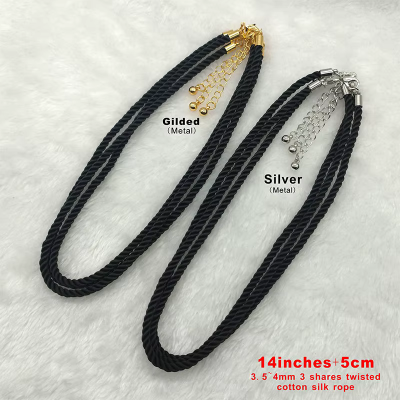 Lot de 3 Pièces de Collier à 3 Parts de 3.5 à 4mm