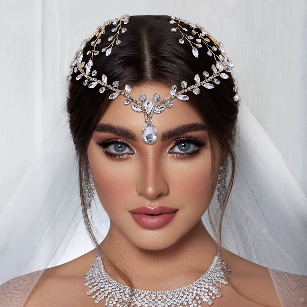 Serre-tête de mariée féerique avec peignes