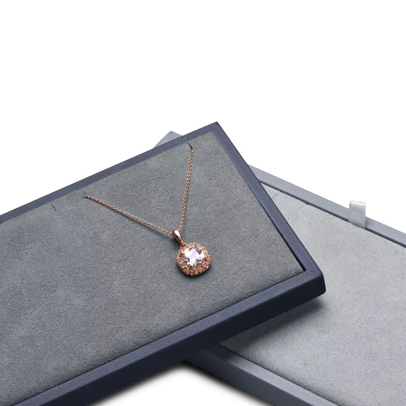 Oirlv-Présentoir à Bijoux en Cuir PU de Luxe