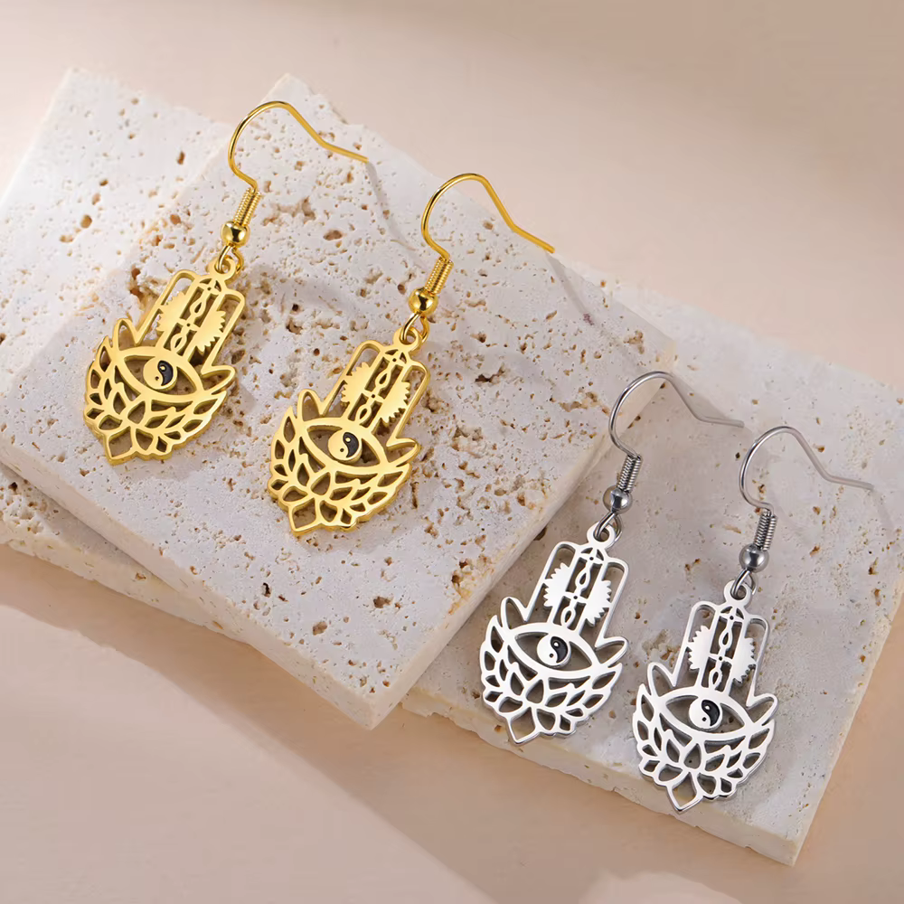 Dawapara Hamsa main boucles d'oreilles