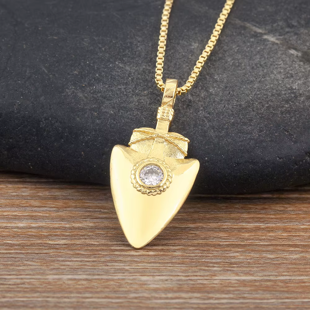 Collier pendentif en cristal brillant pour femme