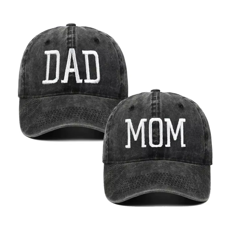 Chapeau brodé maman papa cadeaux pour Couples Parents casquettes de Baseball réglables cadeau