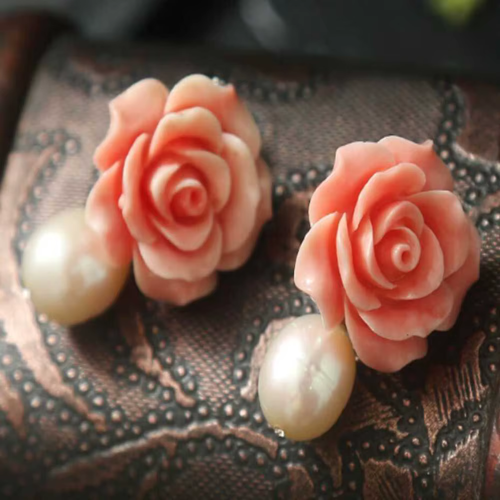 Boucles d'oreilles en perles d'eau douce