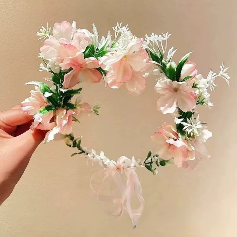 Coiffure couronne florale de Style bohème pour femmes