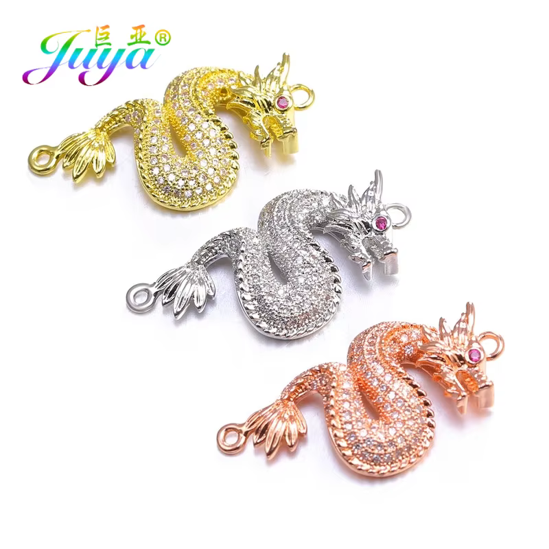 Juya – breloques décoratives plaquées or 18 carats