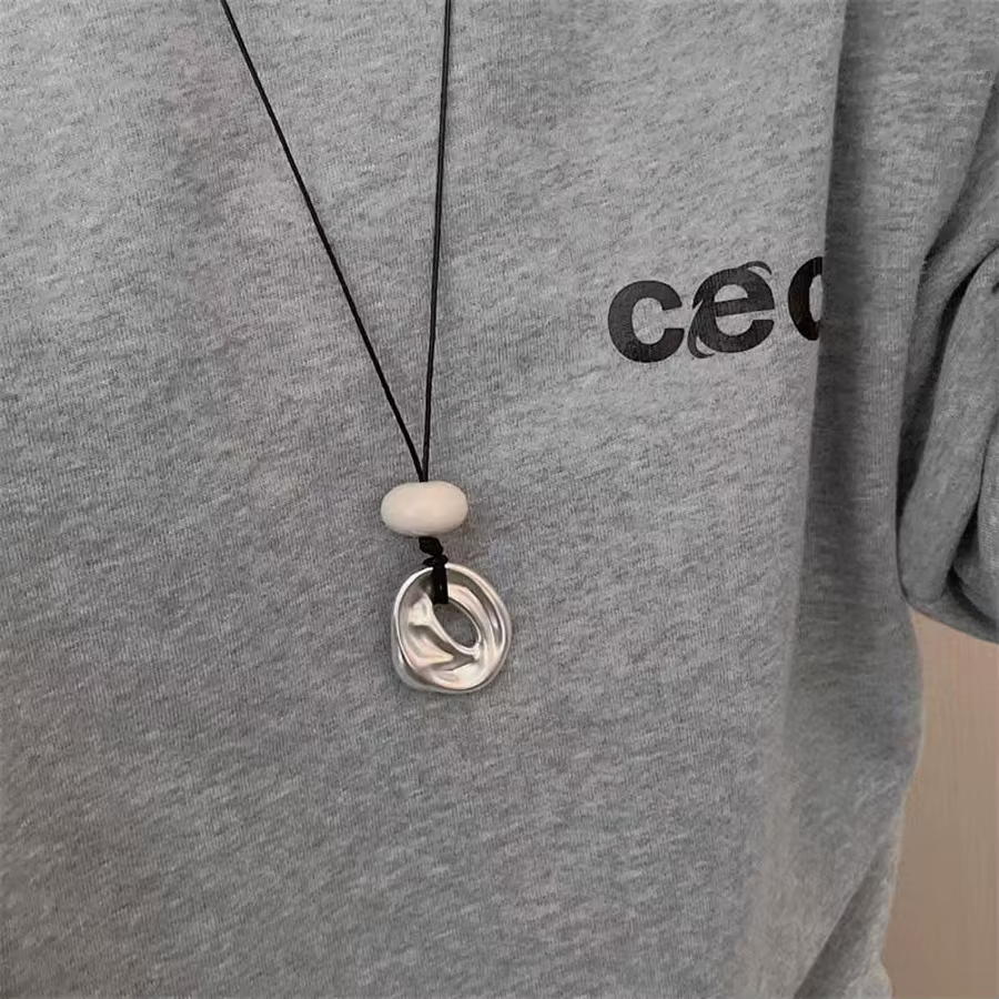 Collier de perles longues pour femmes et filles