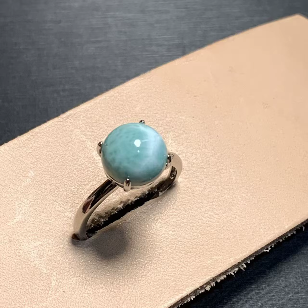 Bague en Larimar naturel 50