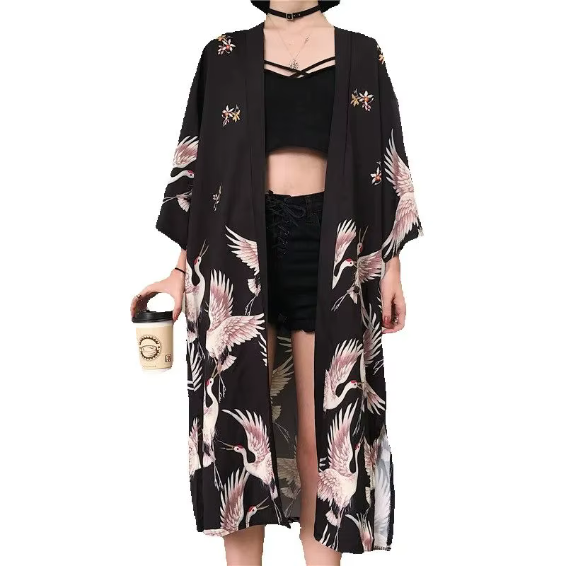 Kimono japonais robe traditionnelle japonaise