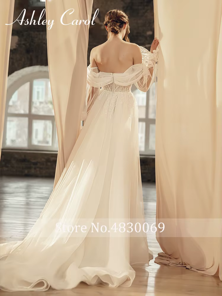 Ashley Carol-Robe de mariée A-Line
