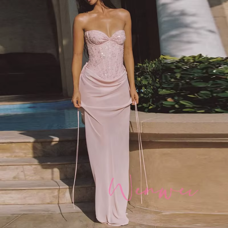 Pretty Wisher Robe de Soirée Personnalisée Élégante et Luxueuse