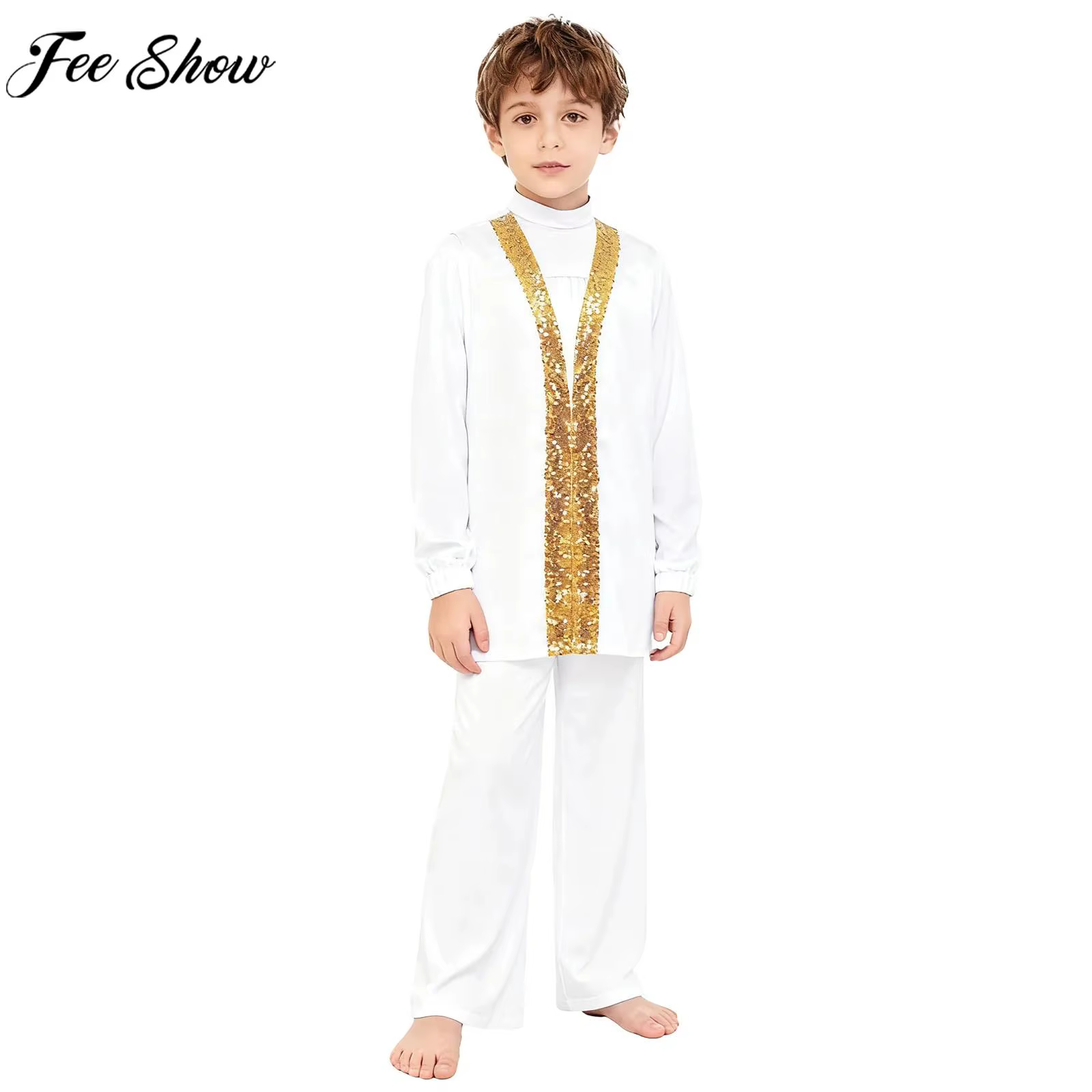 Tenue de danse de chorale d'éloge pour garçons et filles