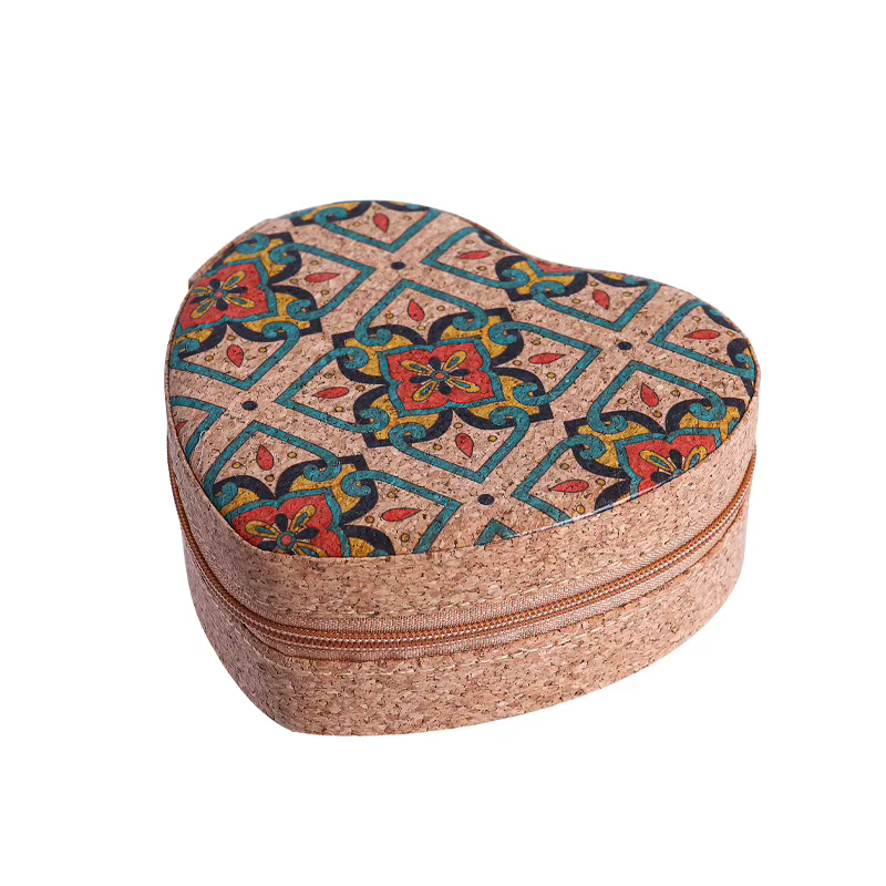 1 boîte de rangement pour bijoux en forme de cœur - Mini