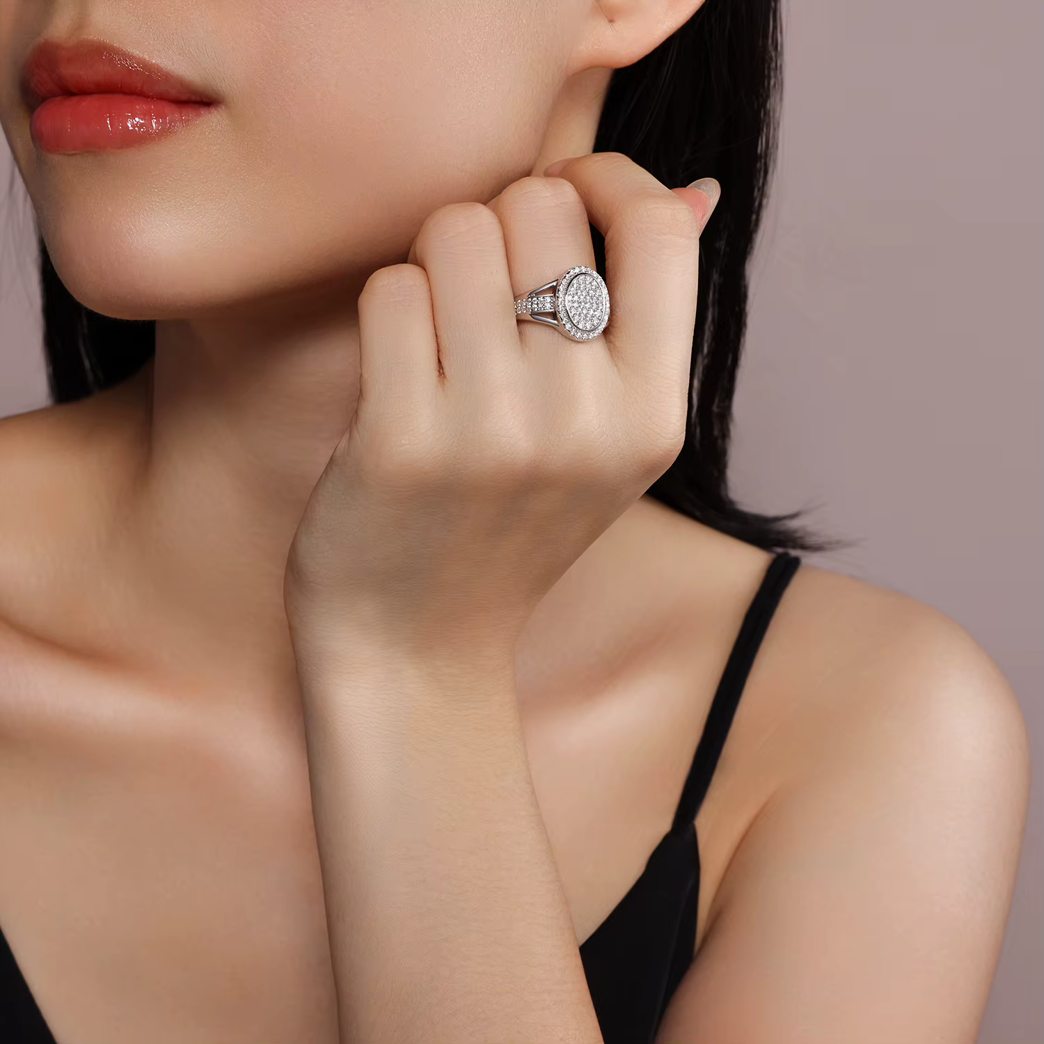 Bagues en diamant Zircon pour femmes