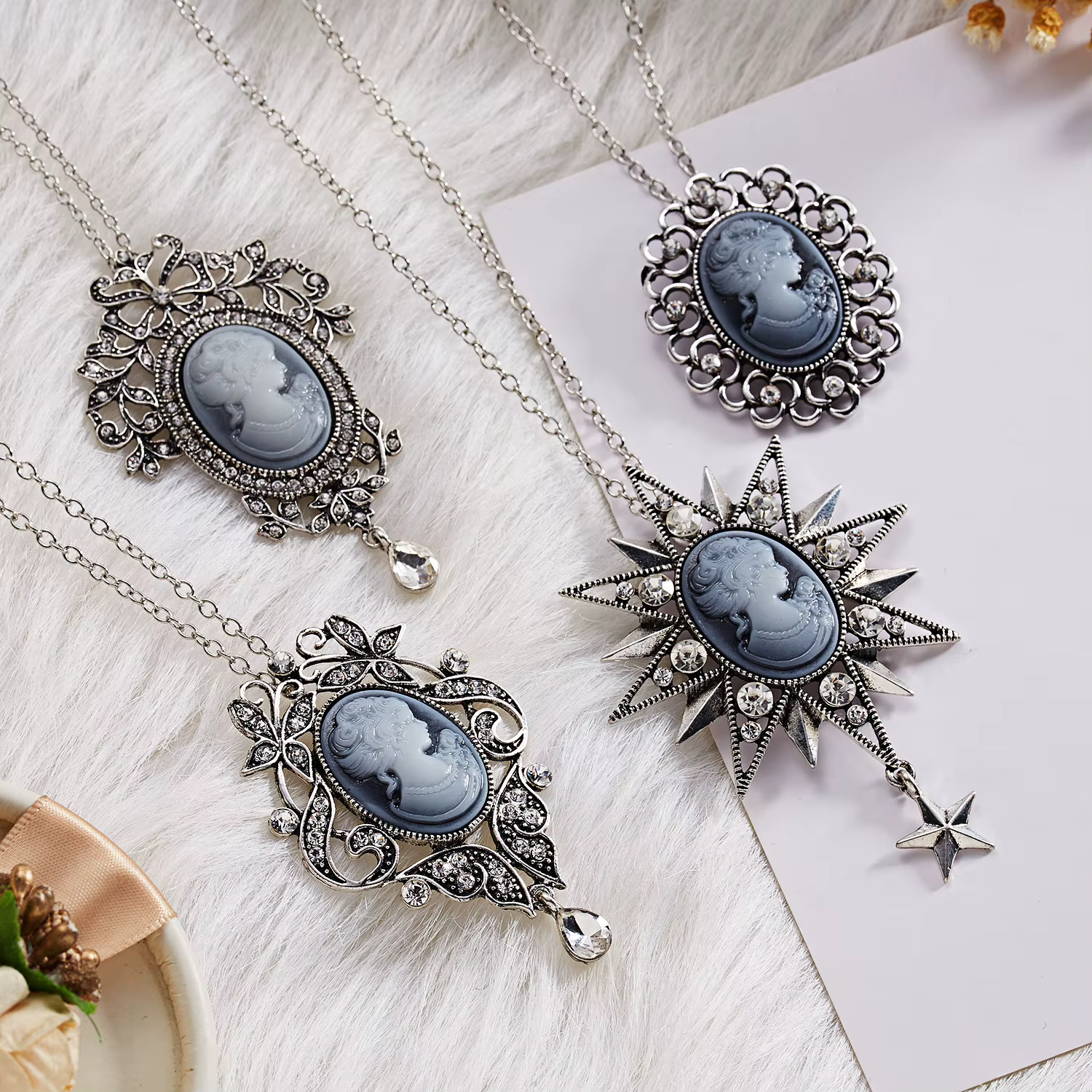 Rinhoo – colliers et pendentifs en cristal pour femmes
