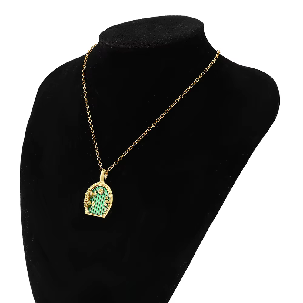 Collier de porte Hobbit du Seigneur des Anneaux – Pendentif bicolore
