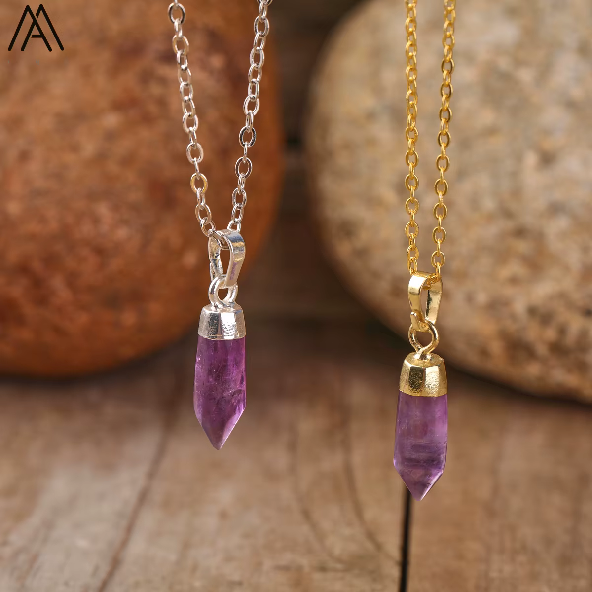Collier pendentif en cristal d'Alanding Yst pour femme