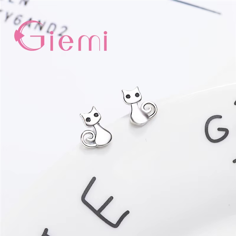 Boucles d'oreilles en argent regardé 925 pour femme