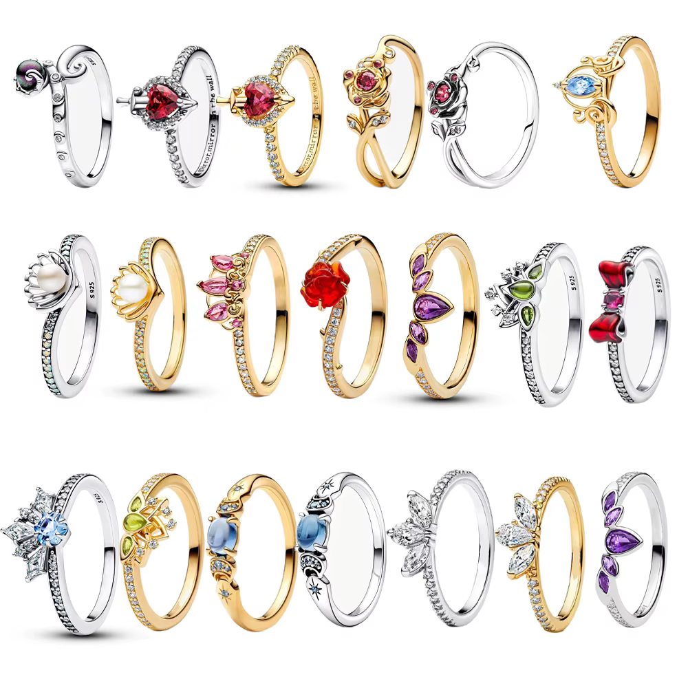 Super Offre : Série de Bagues Princesse pour Femme – Bijoux de Fête