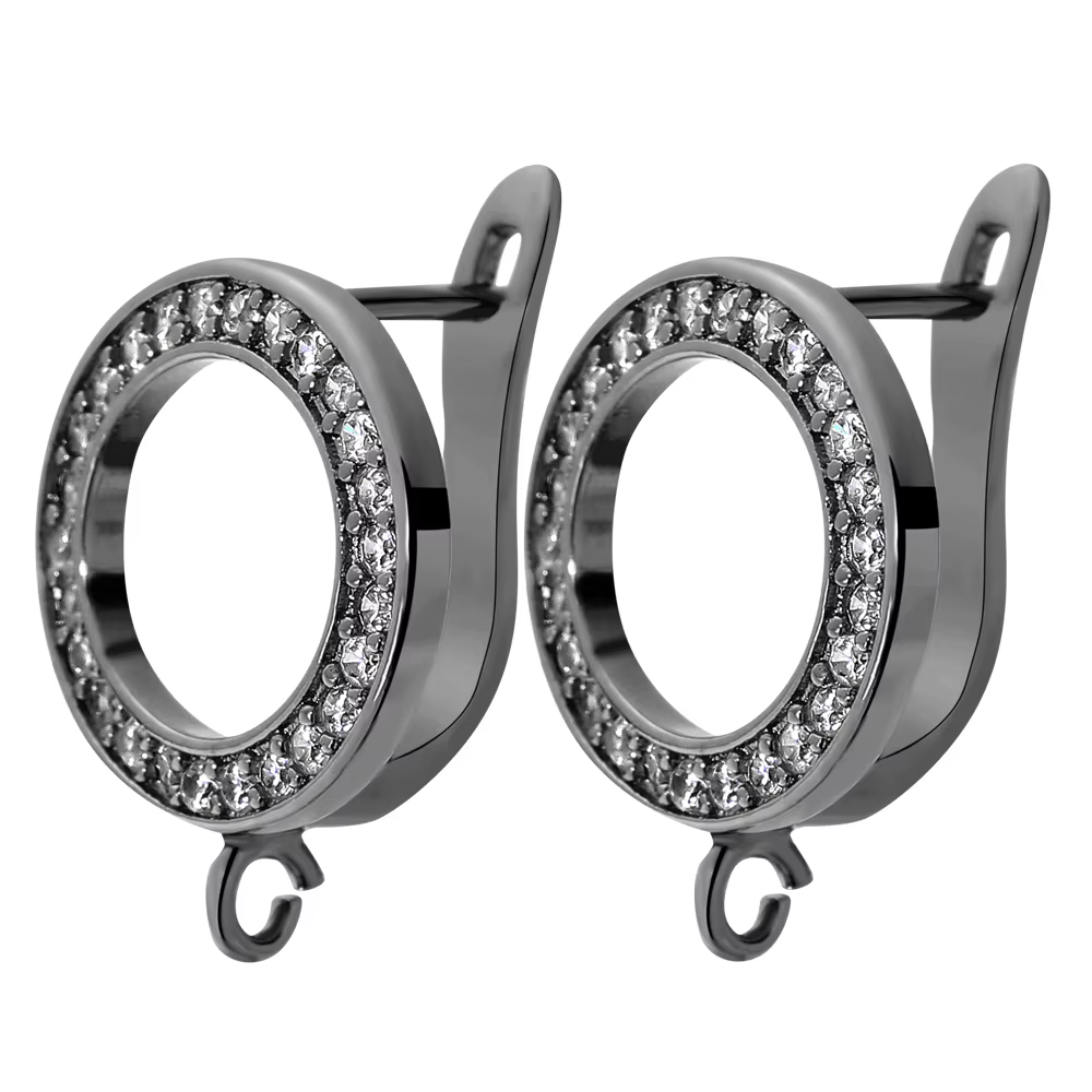 Juya – crochets d'oreille plaqués or 18 carats