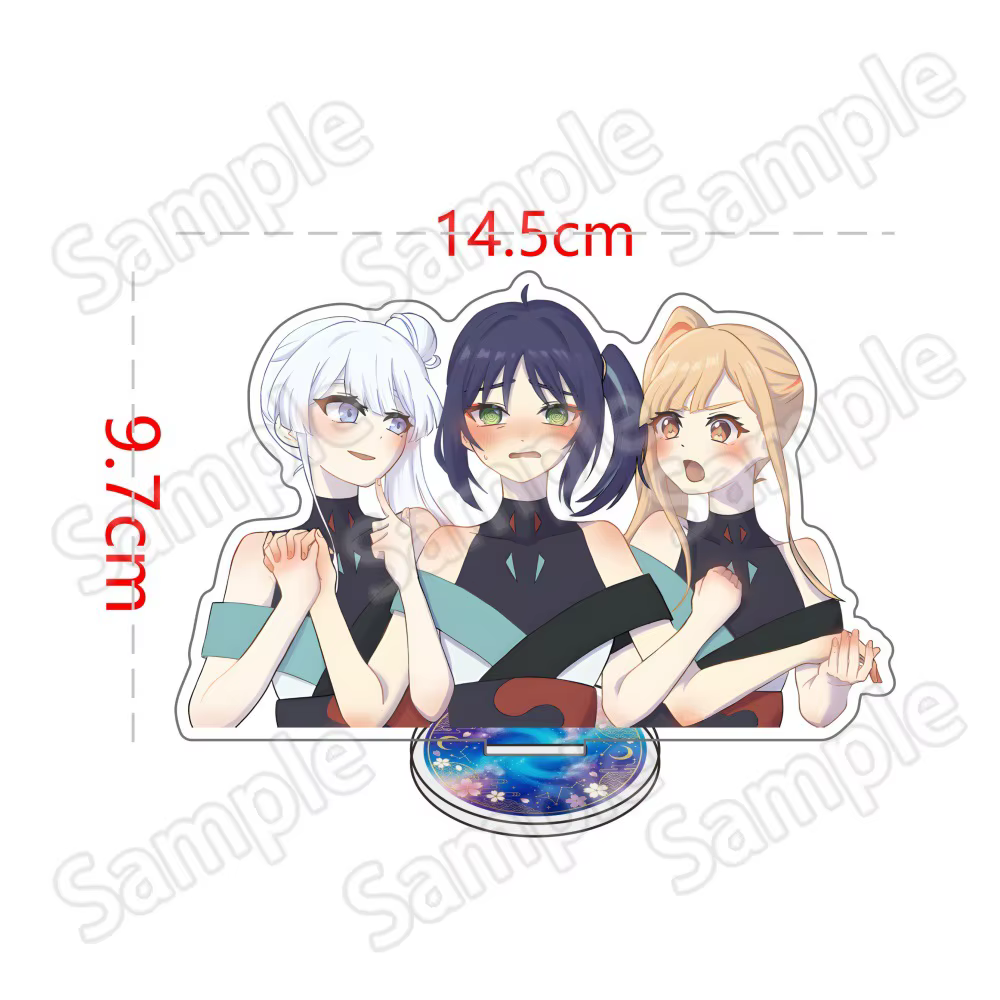 Figurine de personnage d'anime mignon en acrylique
