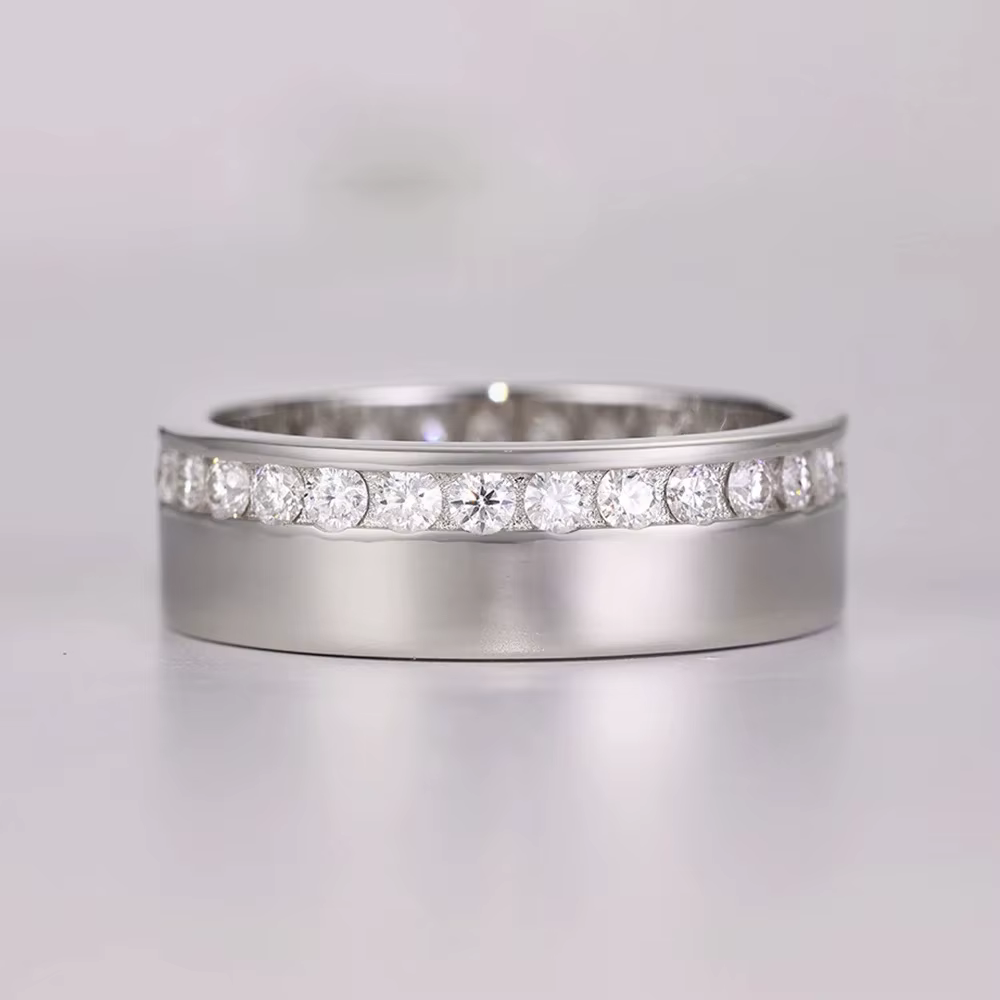 Bague plaquée argent 925 unisexe