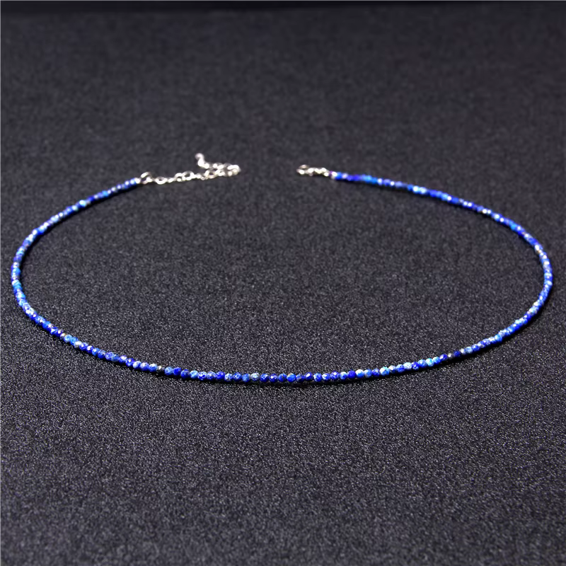 Collier en pierre précieuse brute naturelle pour femme