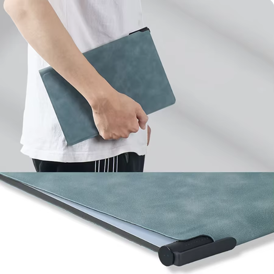 Ensemble de carnet de notes A5 réutilisable avec stylo pour tableau blanc